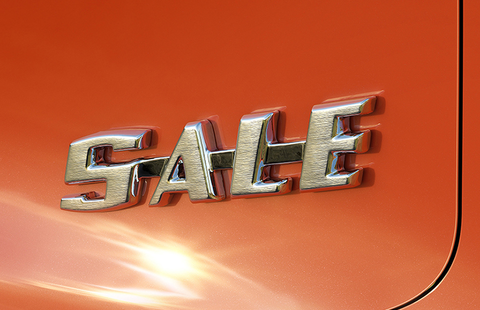 CGI Volkswagen sale type styled as car metal badge