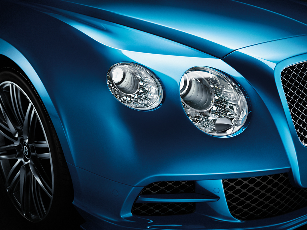 CGI Bentley Contintental GT front shot