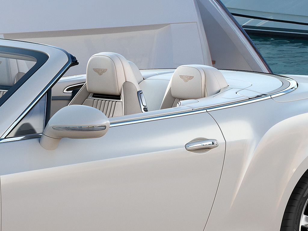 Bentley GTC Yacht CGI Closeup