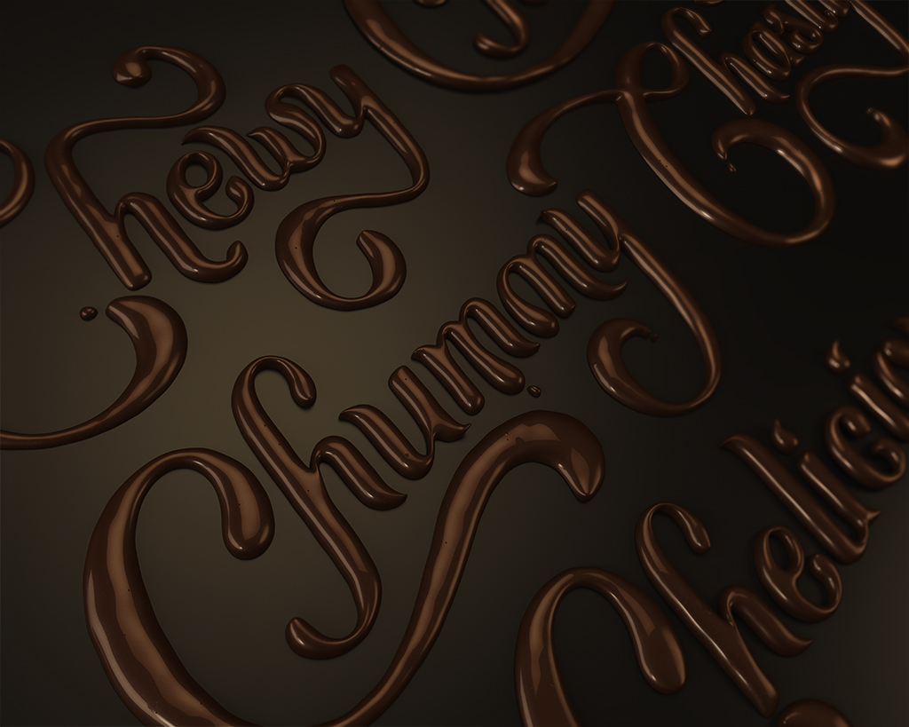 Chewy Chocolaty Chummy Chasty Cheliciousness mcodonald chocolte poured type CGI